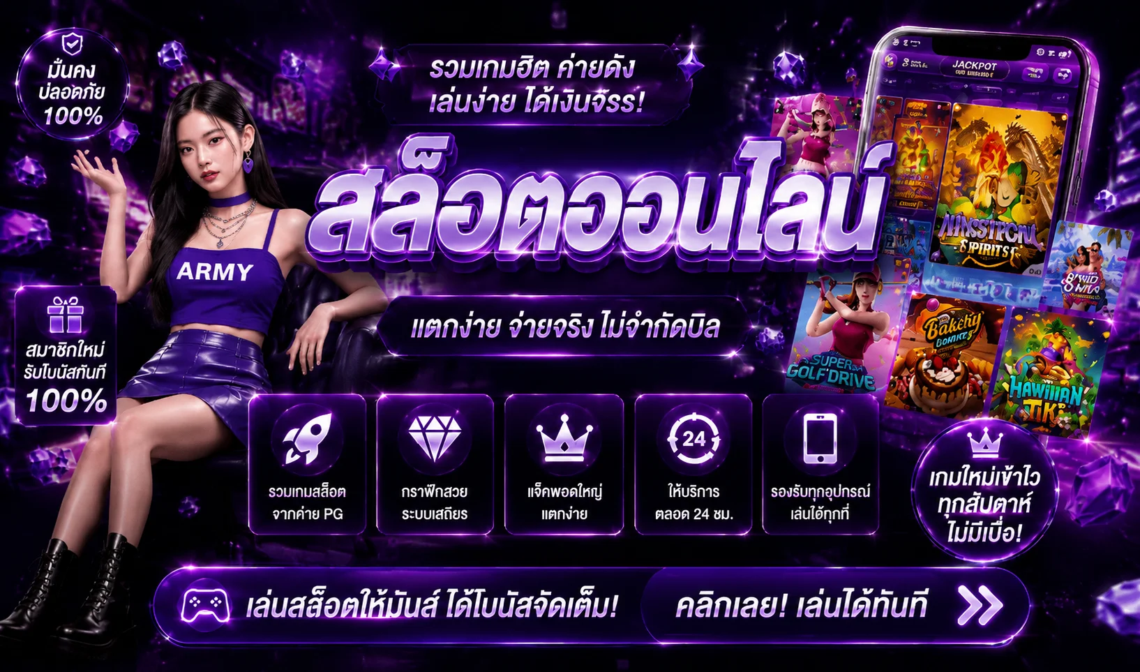 รวมค่ายสล็อตออนไลน์ยอดนิยมที่มีให้เล่นบน fun77plus